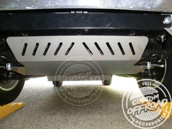 Isuzu MU-X front and diff/sump plates installed to 4x4 by Custom Offroad Accessories