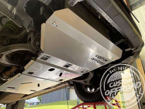 ssangyong musso bash plates skid plate underbody protection uvp (2)