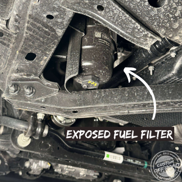 exposed fuel filter